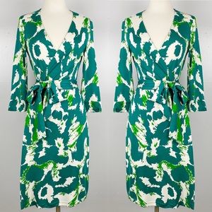 Vintage Diane Von Furstenberg Silk Wrap Dress